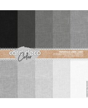 Card Deco Color Paperpack A4 Linen Gray (CDCPPA412005) Card Deco Color Paperpack A4 Linen Gray (CDCPPA412005)