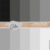 Card Deco Color Paperpack A4 Dots Gray (CDCPPA414005)