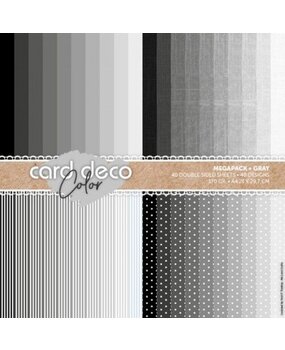 Card Deco Color Paperpack A4 Megapack Gray (CDCPPA419005) Card Deco Color Paperpack A4 Megapack Gray (CDCPPA419005)