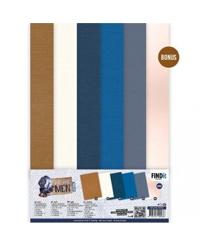 Amy Design We Are Men A4 Linen Cardstock Pack (AD-A4-10032) Amy Design We Are Men A4 Linen Cardstock Pack (AD-A4-10032)