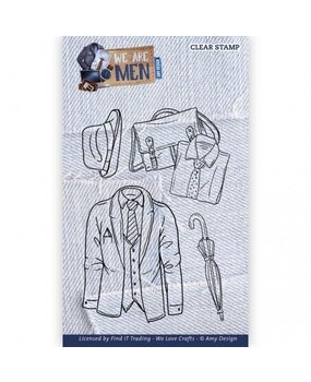 Amy Design We Are Men Clear Stamp Set Men (ADCS10086)