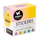 Studio Light Essentials Hip Hip Hooray Round Stickers on Roll (SL-ES-STIC26)