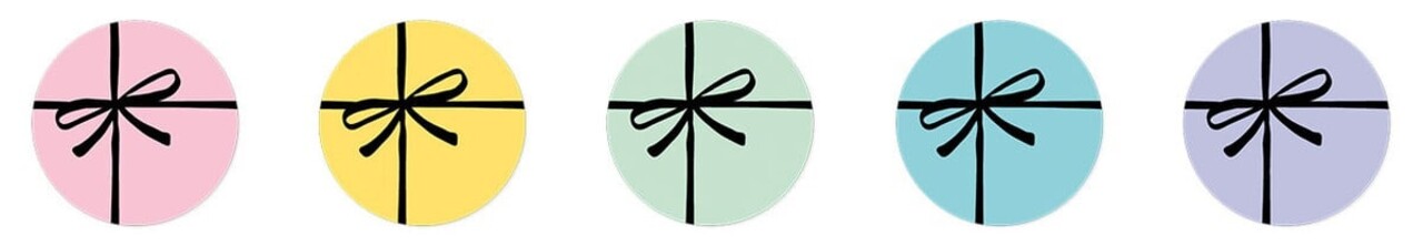 Studio Light Essentials Gift Bow Round Stickers on Roll (SL-ES-STIC29) Studio Light Essentials Gift Bow Round Stickers on Roll (SL-ES-STIC29)