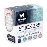 Studio Light Essentials Fijne Verjaardag Round Stickers on Roll (SL-ES-STIC31)