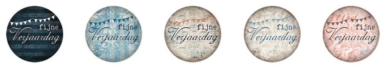 Studio Light Essentials Fijne Verjaardag Round Stickers on Roll (SL-ES-STIC31) Studio Light Essentials Fijne Verjaardag Round Stickers on Roll (SL-ES-STIC31)