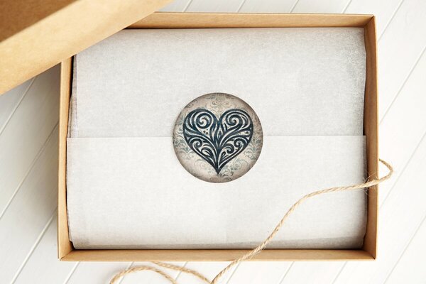 Studio Light Essentials Vintage Heart Round Stickers on Roll (SL-ES-STIC32) Studio Light Essentials Vintage Heart Round Stickers on Roll (SL-ES-STIC32)