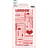 Creative Craftlab Essentials Embossing Folder Citytrip (CCL-ES-EMB25)