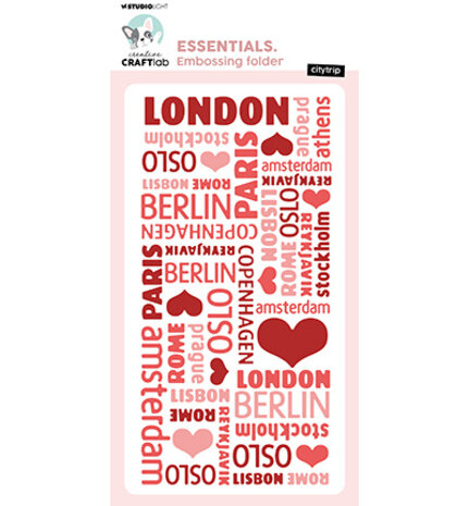 Creative Craftlab Essentials Embossing Folder Citytrip (CCL-ES-EMB25)