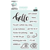 Creative Craftlab Friendz Clear Stamp Hello (CCL-FR-STAMP767)