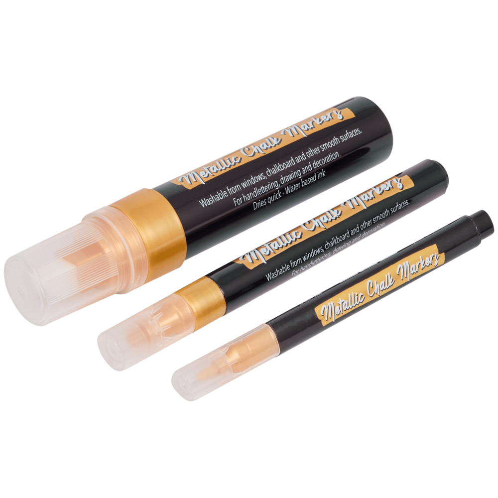 DécoTime Chalk Markers Gold Metallic (3206290) DécoTime Chalk Markers Gold Metallic (3206290)