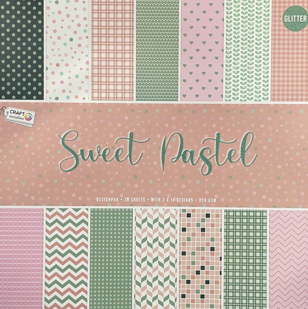 Craft Sensations Sweet Pastels 12x12 Inch Paper Pad (2560580)