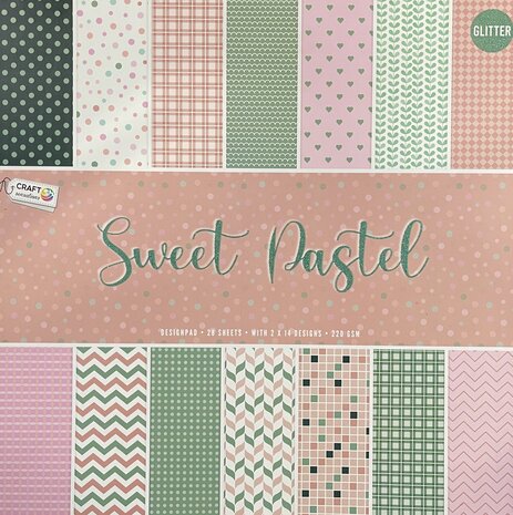 Craft Sensations Sweet Pastels 12x12 Inch Paper Pad (2560580)