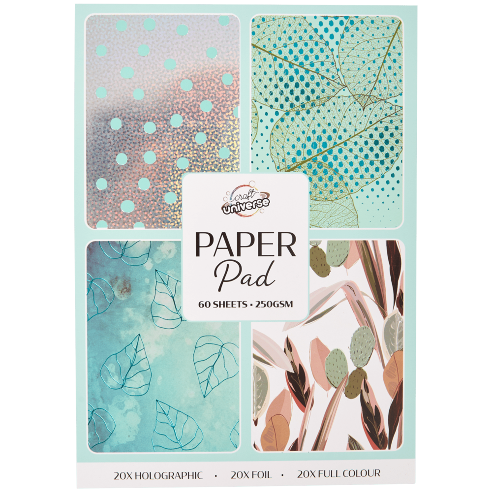 Craft Universe Green Leafs A5 Paper Pad (3206098) Craft Universe Green Leafs A5 Paper Pad (3206098)