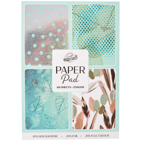 Craft Universe Green Leafs A5 Paper Pad (3206098) Craft Universe Green Leafs A5 Paper Pad (3206098)