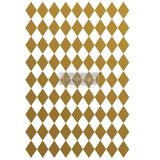 Re-Design Gold Harlequin 12x35 Inch Decor Transfers Tube