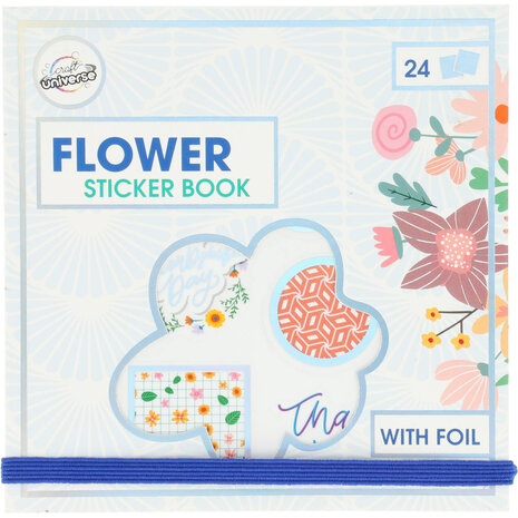 Craft Universe Sticker Book with Foil Flower (2580355)