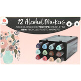 DécoTime 12 Alcohol Markers Old Rose (3005439)