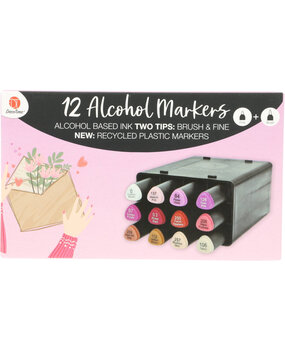 DécoTime 12 Alcohol Markers Azalea (3005439) DécoTime 12 Alcohol Markers Azalea (3005439)