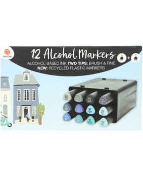 DécoTime 12 Alcohol Markers Baby Boy (3005439) DécoTime 12 Alcohol Markers Baby Boy (3005439)