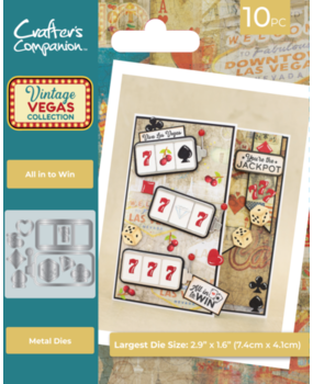 Crafter's Companion Vintage Vegas Dies All in to Win (VV-MD-AITW) Crafter's Companion Vintage Vegas Dies All in to Win (VV-MD-AITW)