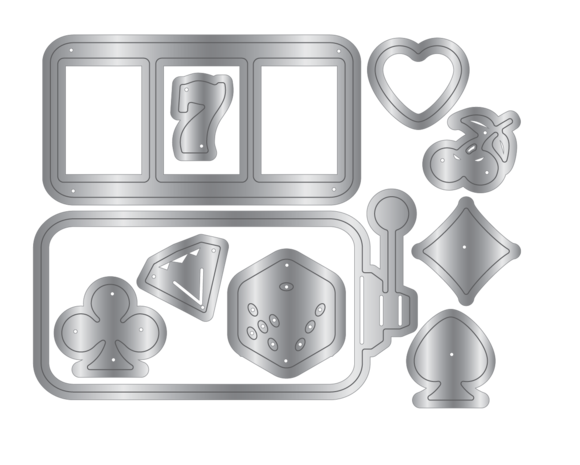 Crafter's Companion Vintage Vegas Dies All in to Win (VV-MD-AITW)