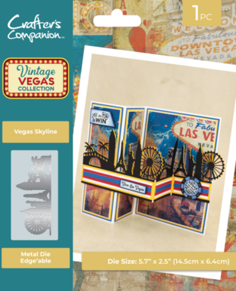 Crafter's Companion Vintage Vegas Dies Vegas Skyline (VV-MD-EDG-VESK)