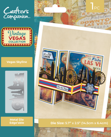 Crafter's Companion Vintage Vegas Dies Vegas Skyline (VV-MD-EDG-VESK)