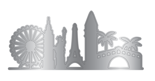 Crafter's Companion Vintage Vegas Dies Vegas Skyline (VV-MD-EDG-VESK)