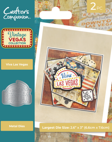 Crafter's Companion Vintage Vegas Dies Viva Las Vegas (VV-MD-VILV) Crafter's Companion Vintage Vegas Dies Viva Las Vegas (VV-MD-VILV)
