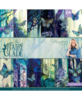 Crafter's Companion Fairy Glade 12x12 Inch Paper Pad (SS-FG-PAD12) Crafter's Companion Fairy Glade 12x12 Inch Paper Pad (SS-FG-PAD12)