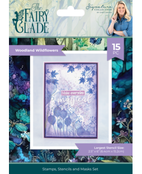 Crafter's Companion Fairy Glade Stamps, Stencils & Masks Woodland Wildflowers (SS-FG-STP-STENMA-WOW) Crafter's Companion Fairy Glade Stamps, Stencils & Masks Woodland Wildflowers (SS-FG-STP-STENMA-WOW)
