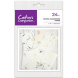 Crafter's Companion Floral 5x7 Inch Handmade Paper (CC-PAD5X7-FHMP)
