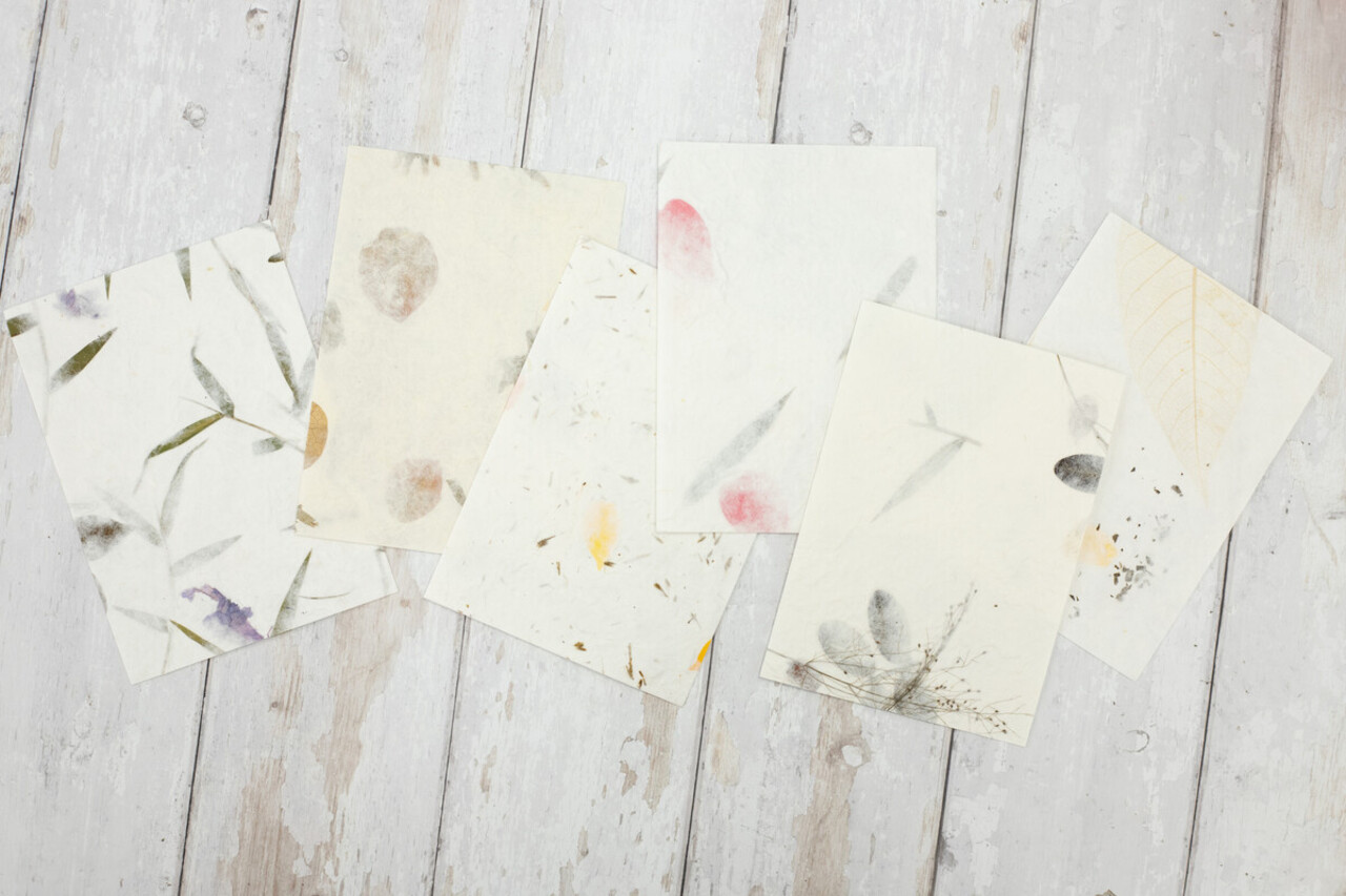 Crafter's Companion Floral 5x7 Inch Handmade Paper (CC-PAD5X7-FHMP) Crafter's Companion Floral 5x7 Inch Handmade Paper (CC-PAD5X7-FHMP)