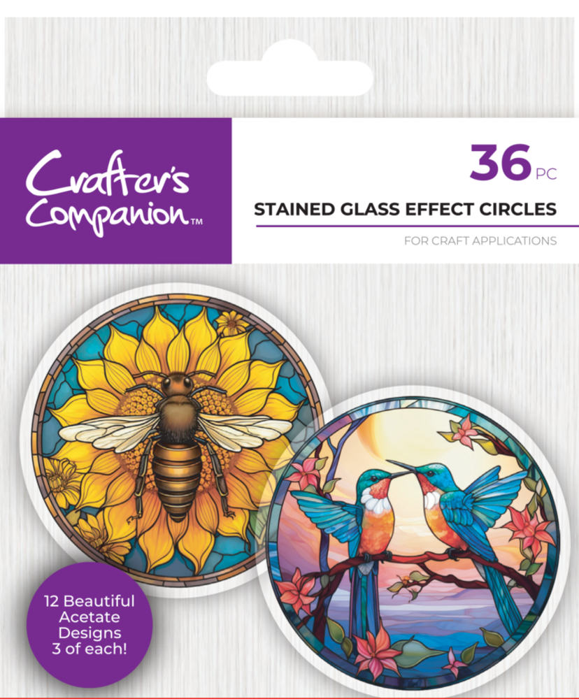 Crafter's Companion Stained Glass Windows Printed Acetate Effect Circles (CC-ACE-SGEC) Crafter's Companion Stained Glass Windows Printed Acetate Effect Circles (CC-ACE-SGEC)