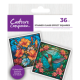 Crafter's Companion Stained Glass Windows Printed Acetate Effect Squares (CC-ACE-SGES)