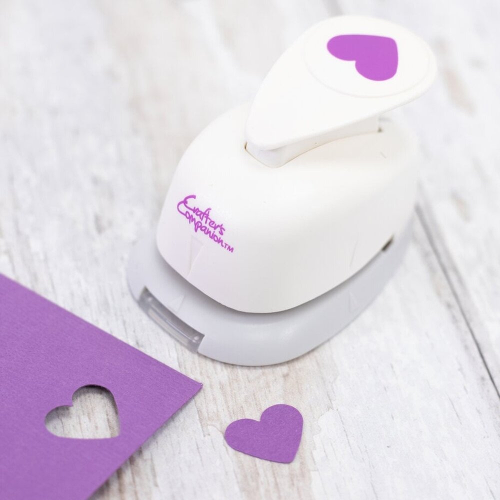 Crafter's Companion Paper Pleater Hole Punch Heart (CC-PUNCH-HEA)