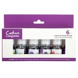 Crafter's Companion Liquid Watercolours Colour Inspirations (6pcs) (CC-MME-LIWA-COIN)