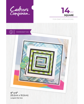 Crafter's Companion Square Nesting Dies (CC-MD-ELE-SQUA) Crafter's Companion Square Nesting Dies (CC-MD-ELE-SQUA)