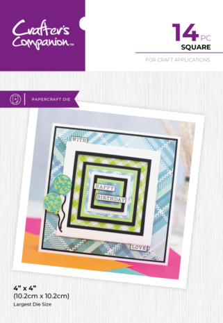 Crafter's Companion Square Nesting Dies (CC-MD-ELE-SQUA)