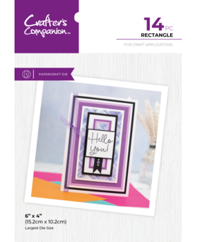 Crafter's Companion Rectangle Nesting Dies (CC-MD-ELE-RECT) Crafter's Companion Rectangle Nesting Dies (CC-MD-ELE-RECT)