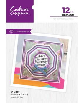Crafter's Companion Hexagon Nesting Dies (CC-MD-ELE-HEXA) Crafter's Companion Hexagon Nesting Dies (CC-MD-ELE-HEXA)