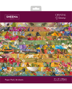Sheena Crystal Visions 12x12 Inch Paper Pad (SD-CV-PAD12) Sheena Crystal Visions 12x12 Inch Paper Pad (SD-CV-PAD12)