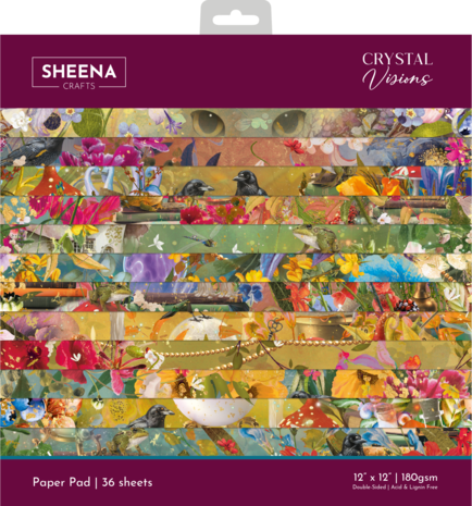 Sheena Crystal Visions 12x12 Inch Paper Pad (SD-CV-PAD12)