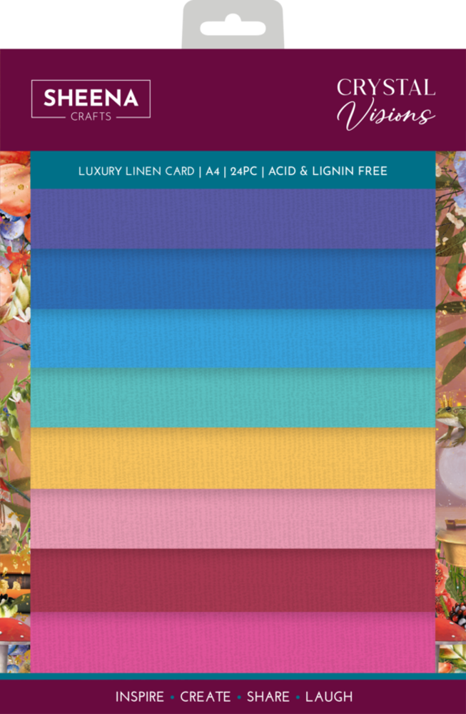 Sheena Crystal Visions A4 Luxury Linen Cardstock (SD-CV-LINEN-A4) Sheena Crystal Visions A4 Luxury Linen Cardstock (SD-CV-LINEN-A4)
