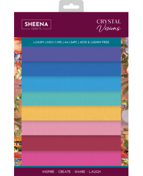 Sheena Crystal Visions A4 Luxury Linen Cardstock (SD-CV-LINEN-A4) Sheena Crystal Visions A4 Luxury Linen Cardstock (SD-CV-LINEN-A4)