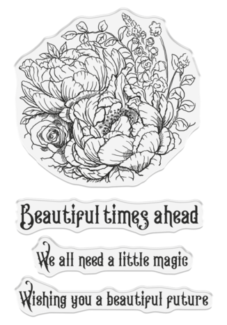 Sheena Crystal Visions Clear Stamp Floral Visions (SD-CV-STP-FLVI) Sheena Crystal Visions Clear Stamp Floral Visions (SD-CV-STP-FLVI)