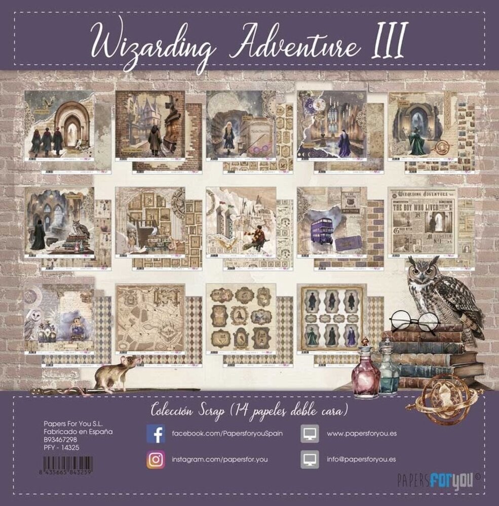 Papers For You Wizarding Adventure III 12x12 Inch Paper Pack (PFY-14325)