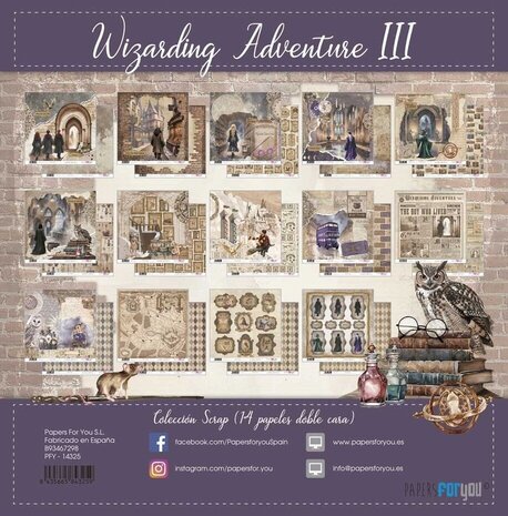 Papers For You Wizarding Adventure III 12x12 Inch Paper Pack (PFY-14325)