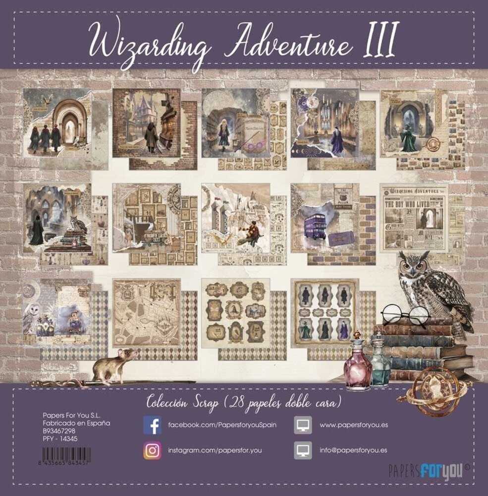 Papers For You Wizarding Adventure III 6x6 Inch Paper Pack (PFY-14345) Papers For You Wizarding Adventure III 6x6 Inch Paper Pack (PFY-14345)