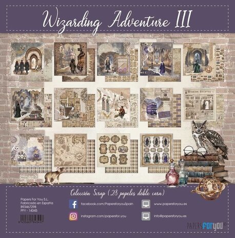 Papers For You Wizarding Adventure III 6x6 Inch Paper Pack (PFY-14345) Papers For You Wizarding Adventure III 6x6 Inch Paper Pack (PFY-14345)